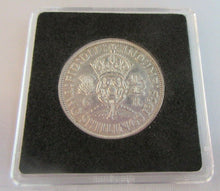 Load image into Gallery viewer, 1939 KING GEORGE VI BARE HEAD .500 SILVER FLORIN TWO SHILLING COIN WITH CAPSULE
