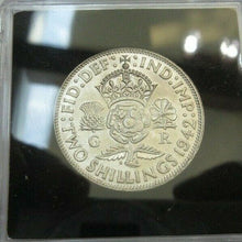 Load image into Gallery viewer, 1942 GEORGE VI SILVER FLORIN 2 SHILLINGS SPINK REF 4081 BOXED WITH CERT A3
